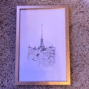 Gold Framed Cityscape Wall Art